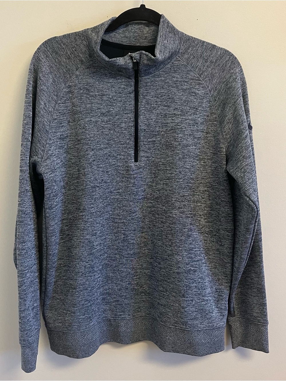 Nike Golf Dri-FIT Men's Gray Lightweight 1/4 Zip Pullover Medium